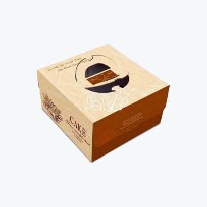 Custom pastry box with elegant design and sturdy construction for secure bakery packaging.