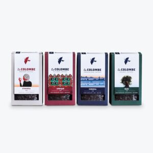 Coffee Boxes featuring various designs from La Colombe