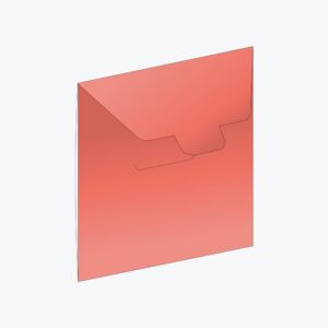 Two Panel CD Jacket with secure flap closure