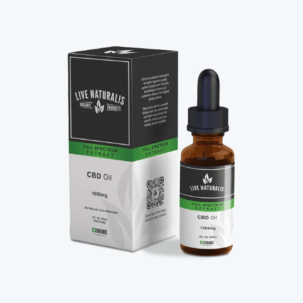 Custom CBD tincture boxes with printed packaging and CBD oil bottle