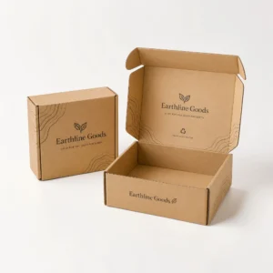 Custom mailer boxes wholesale in kraft material for eco-friendly packaging