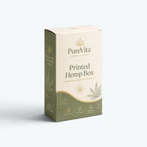 Custom printed hemp boxes with premium cardboard packaging and branded hemp product design