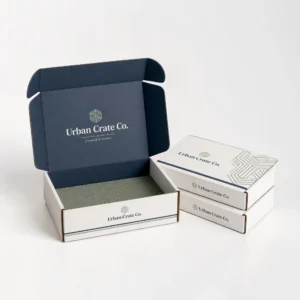 Custom mailer boxes wholesale with inside printing and logo branding