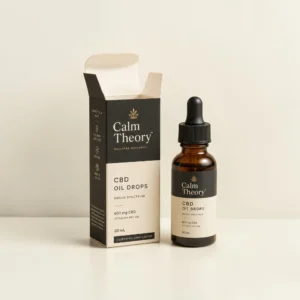 Custom CBD Tincture Boxes with open flap design for CBD oil dropper bottle