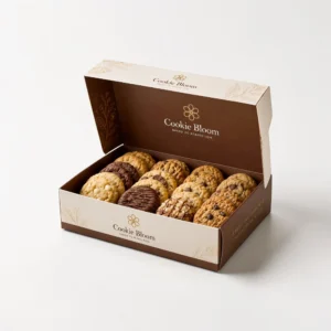 custom cookie boxes with logo for premium bakery packaging
