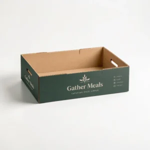 Custom catering boxes for food trays and event meals