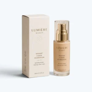 Custom foundation boxes with luxury liquid foundation bottle packaging