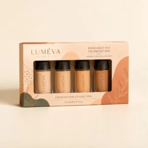Custom foundation boxes with logo for foundation collection packaging