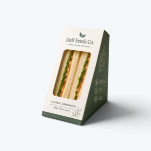 Custom sandwich boxes with window for premium sandwich packaging
