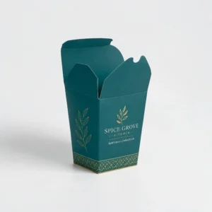 Custom takeout boxes for Asian food and noodle packaging