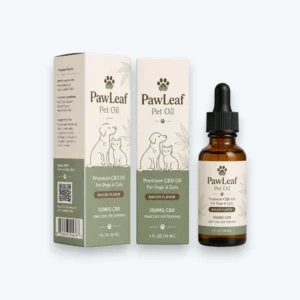 CBD Pet Oil Boxes with custom printed packaging and dropper bottle for pet oil products