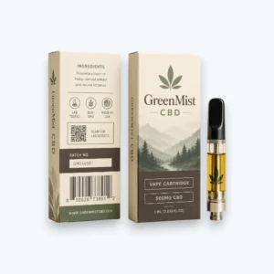 Custom CBD Vape Cartridge Boxes with printed packaging and vape cartridge product display