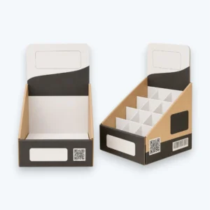 Custom Display Boxes with branded countertop display packaging for retail products
