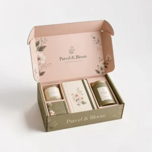 Custom mailer boxes with inserts for gift sets and premium product packaging