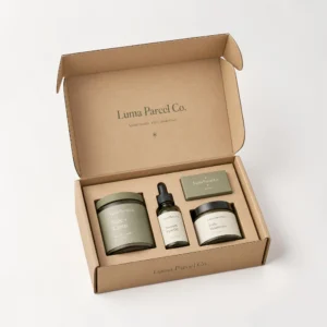 Corrugated cardboard mailer boxes with inserts for secure product packaging