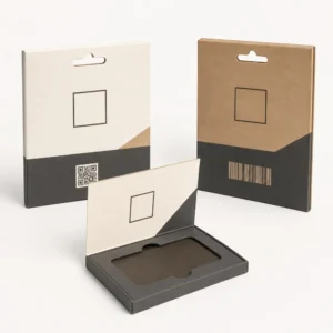 Custom Gift Card Boxes with custom gift card packaging and secure card insert