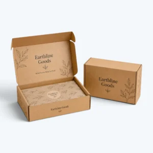 Custom kraft mailer boxes with logo printing for natural ecommerce packaging