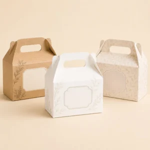 custom gable boxes with custom printed gable boxes for retail and party favor packaging