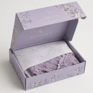 Custom lingerie boxes with printed design for retail packaging