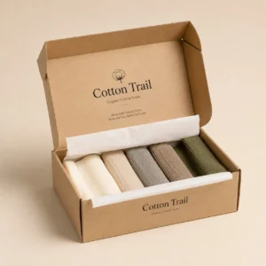Custom socks boxes in kraft material for eco-friendly sock packaging