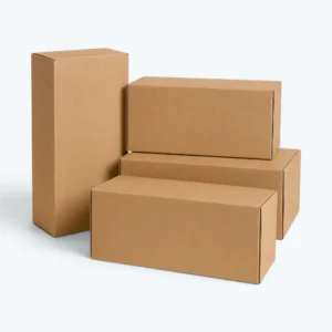 Large custom shipping boxes in kraft corrugated cardboard for oversized products