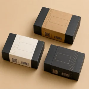 Custom Sleeve Boxes with packaging sleeves and belly band packaging for branded products