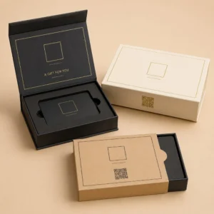 Custom Gift Card Boxes with printed gift card boxes for premium presentation card packaging