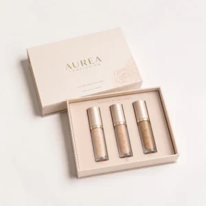 Custom concealer boxes with logo and rigid gift packaging for makeup brands