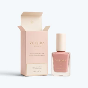Custom nail polish boxes with logo printing for nail polish bottle packaging